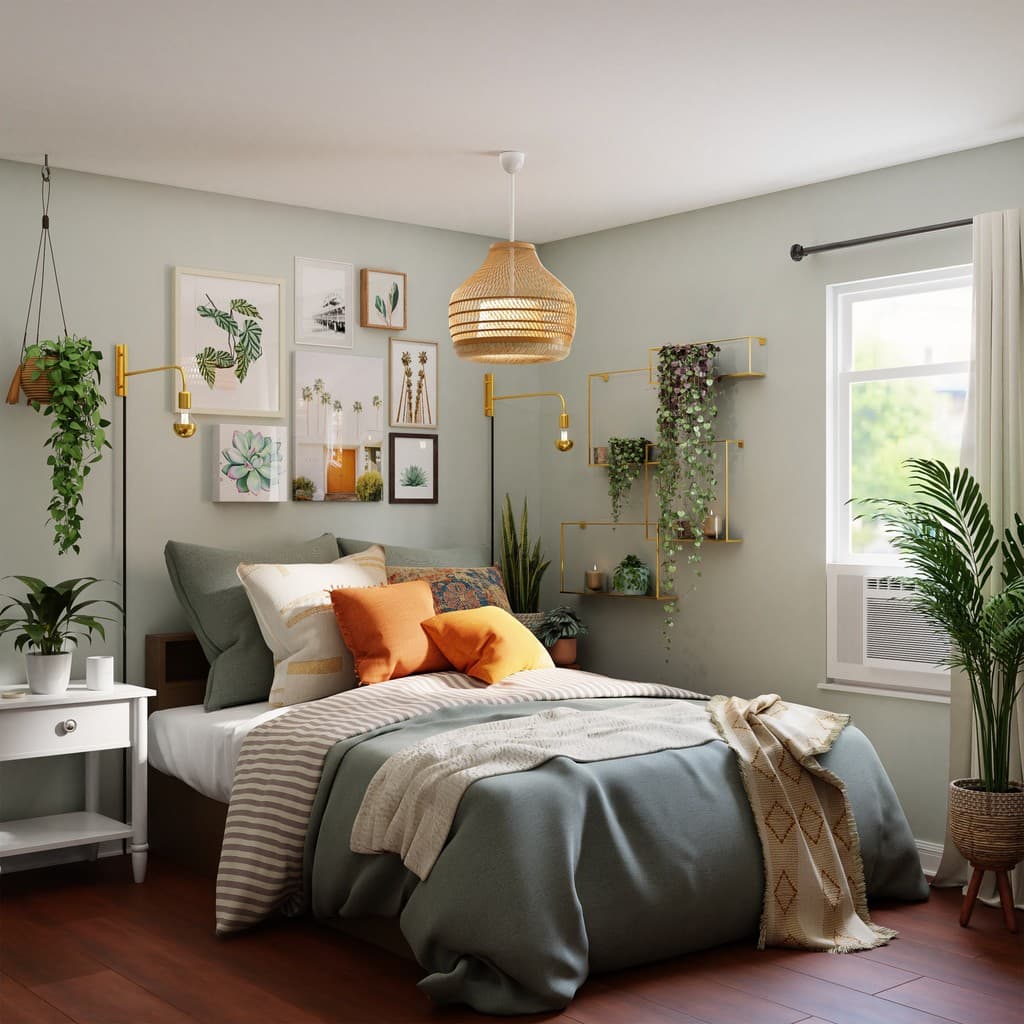 stock image of a bedroom